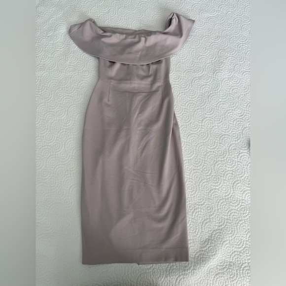 Babaton Strapless Cream Dress - Picture 9 of 10